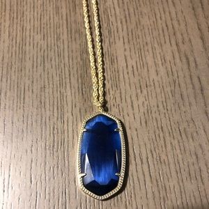 Kendra Scott Jewelry - Kendra Scott Gold Reid Necklace in Navy Cat Eye Kendra Scott Jewelry - Kendra Scott Gold Reid Necklace in Navy Cat Eye